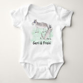 Geri & Freki Baby Bodysuit (Voorkant)