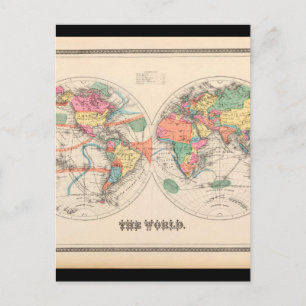 Geriatric World Map 20_Maps of Antiquity Briefkaart