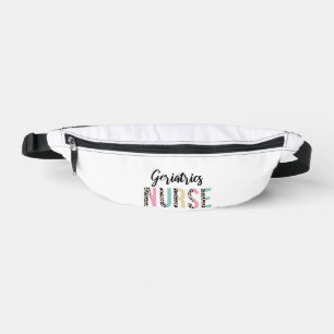 Geriatrie Verpleegster Schattige Luipaard Design - Heuptasje