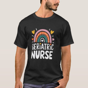 Geriatrische verpleegkundige, bejaarde geriatrisch t-shirt