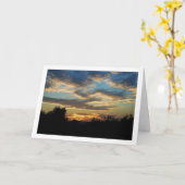 Geribbelde hemel landschap kaart (Gele Bloem)