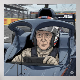 Gericht autocoureur poster