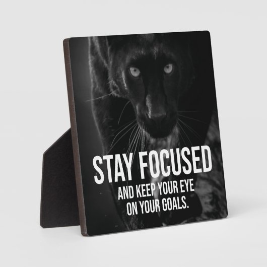 Gericht blijven - Hustle, Workout, Succes - Panthe Fotoplaat (Voorkant)