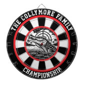 Gericht Crocodile Lake ontwerp Dartbord (Voorkant)