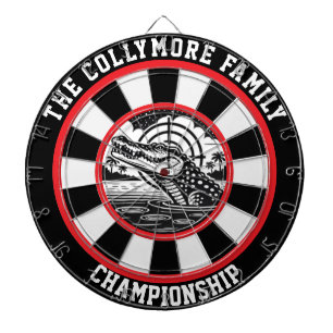 Gericht Crocodile Lake ontwerp Dartbord