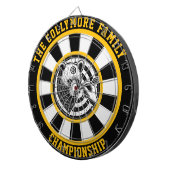 Gericht Grizzly Beer artwork Dartbord (Voorkant Rechts)