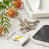 Gericht individueel bewustzijn Canary Sleutelhanger (Zijkant)