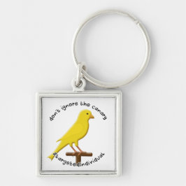Gericht individueel bewustzijn Canary Sleutelhanger