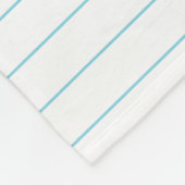 GERICHT LINED PAPER BLANKET FLEECE DEKEN (Hoek)