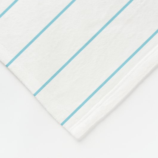 GERICHT LINED PAPER BLANKET FLEECE DEKEN (Hoek)