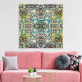 Gericht op Abstracte Kunst Ontwerp Liefhebber Canvas Afdruk (Insitu (Woonkamer))