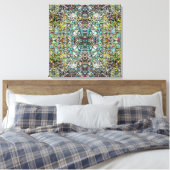 Gericht op Abstracte Kunst Ontwerp Liefhebber Canvas Afdruk (Insitu (Slaapkamer))