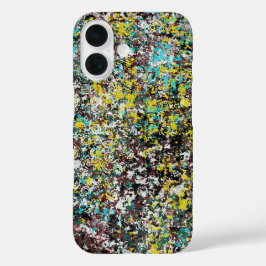 Gericht op Abstracte Kunst Ontwerp Liefhebber iPhone 16 Hoesje
