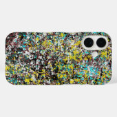 Gericht op Abstracte Kunst Ontwerp Liefhebber Case-Mate iPhone Case (Achterkant (horizontaal))