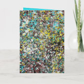 Gericht op Abstracte Kunst Ontwerp Liefhebber Kaart (Achterkant)