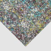 Gericht op abstracte kunst ontwerp liefhebber tissuepapier (Detail)