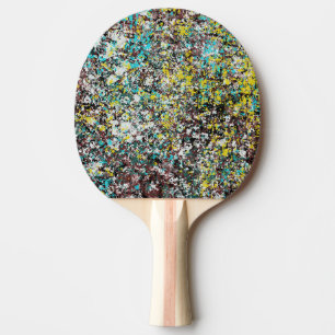Gericht op Abstracte Kunstontwerpliefhebber Tafeltennisbatje