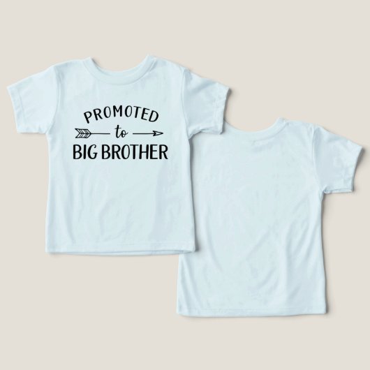 Gericht op Big Brother Matching Sibling (Ontwerp Voorkant & Achterkant)
