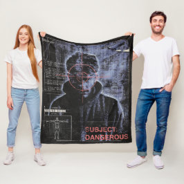 Gericht - Techno-Brutalist Streetwear Design Fleece Deken