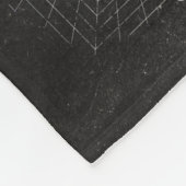 Gericht - Techno-Brutalist Streetwear Design Fleece Deken (Hoek)