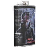 Gericht - Techno-Brutalist Streetwear Design Heupfles (Rechts)