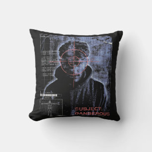 Gericht - Techno-Brutalist Streetwear Design Kussen