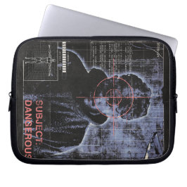 Gericht - Techno-Brutalist Streetwear Design Laptop Sleeve