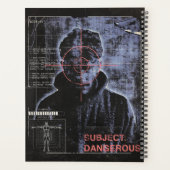 Gericht - Techno-Brutalist Streetwear Design Planner (Achterkant)