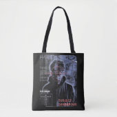 Gericht - Techno-Brutalist Streetwear Design Tote Bag (Voorkant)