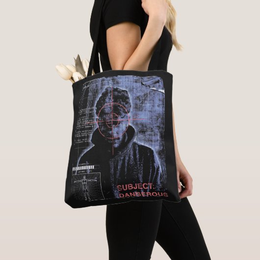 Gericht - Techno-Brutalist Streetwear Design Tote Bag (Dichtbij)