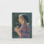 "Gericht" Wenskaart door Barbara Stanton Kaart (Voorkant)