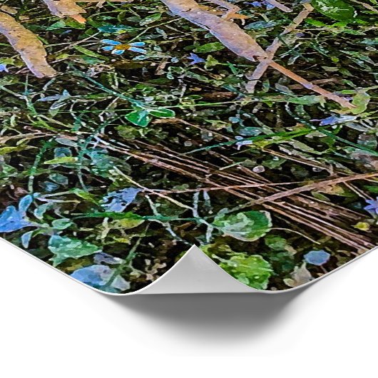 Gerichte 6 afdrukken, Poster papier (halfglanzend) (Hoek)