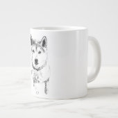 Gerichte aanwezigheid grote koffiekop (Voorkant rechts)