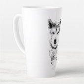 Gerichte aanwezigheid latte mok (Linkerhoek)