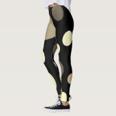 Gerichte Abstracte Leggings voor Cream Grey Balls (Links)