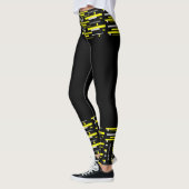 Gerichte Abstracte Leggings voor kleurenblokken (Links)