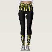 Gerichte Abstracte Leggings voor kleurenblokken (Voorkant)