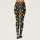 Gerichte Abstracte Leggings voor kleurenblokken (Achterkant)