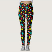 Gerichte Abstracte Leggings voor kleurenblokken (Voorkant)