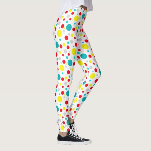 Gerichte Abstracte Leggings voor kleurenblokken (Rechts)