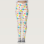 Gerichte Abstracte Leggings voor kleurenblokken (Voorkant)