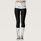 Gerichte Abstracte Leggings voor kleurenblokken (Voorkant)