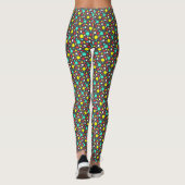 Gerichte Abstracte Leggings voor kleurenblokken (Achterkant)