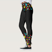 Gerichte Abstracte Leggings voor kleurenblokken (Links)