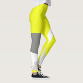 Gerichte Abstracte Leggings voor pasta Geel Geel K (Rechts)