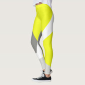 Gerichte Abstracte Leggings voor pasta Geel Geel K (Links)
