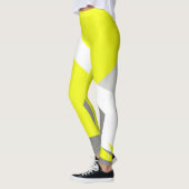 Gerichte Abstracte Leggings voor pasta Geel Geel K (Links)