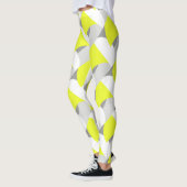 Gerichte Abstracte Leggings voor pasta Geel Geel K (Links)
