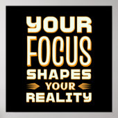 Gerichte geest, gevormde realiteit - Motivatie Poster (Voorkant)