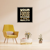 Gerichte geest, gevormde realiteit - Motivatie Poster